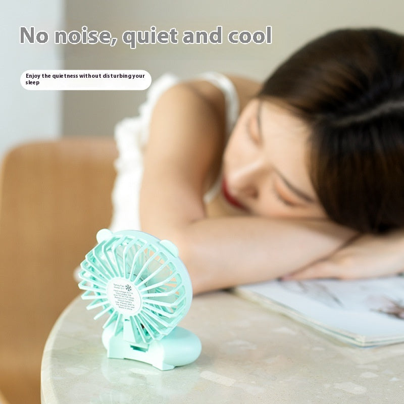 Portable Mini Fan with Light