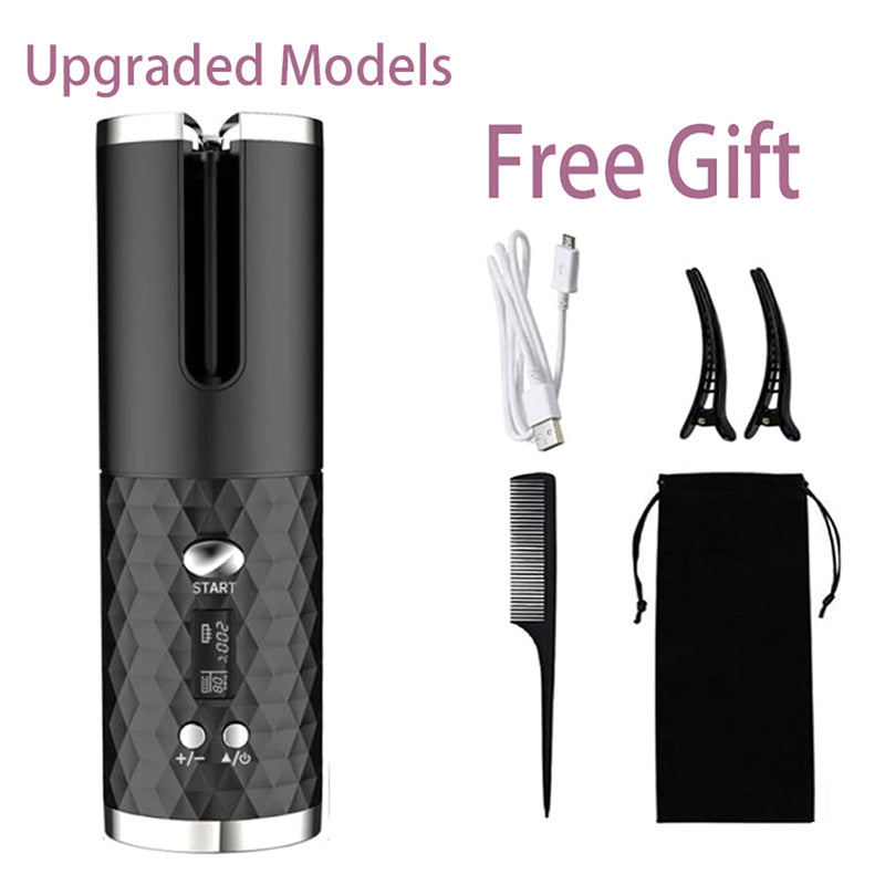 Mini Portable Electric Wireless Hair Curler